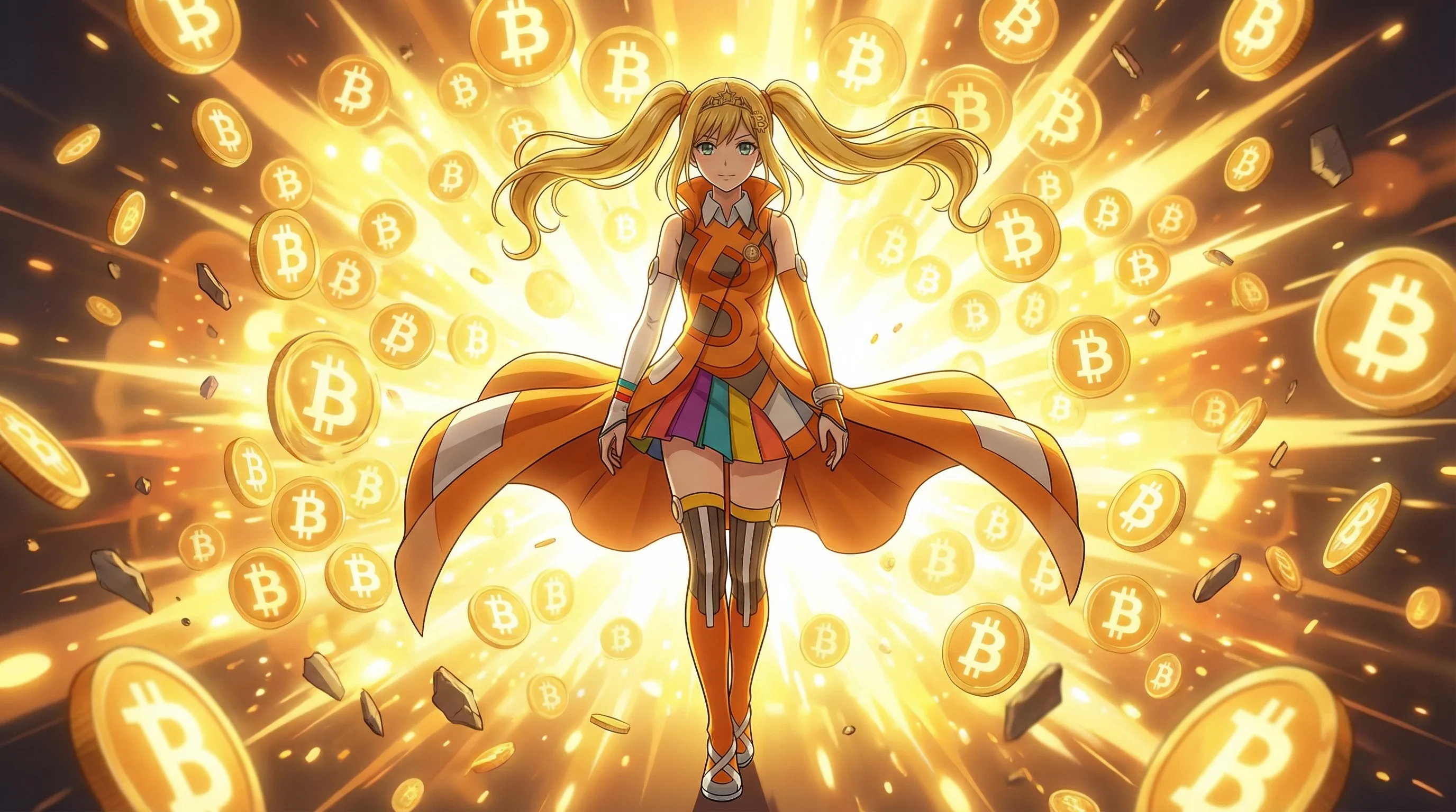Anime Bitcoin character artwork 2